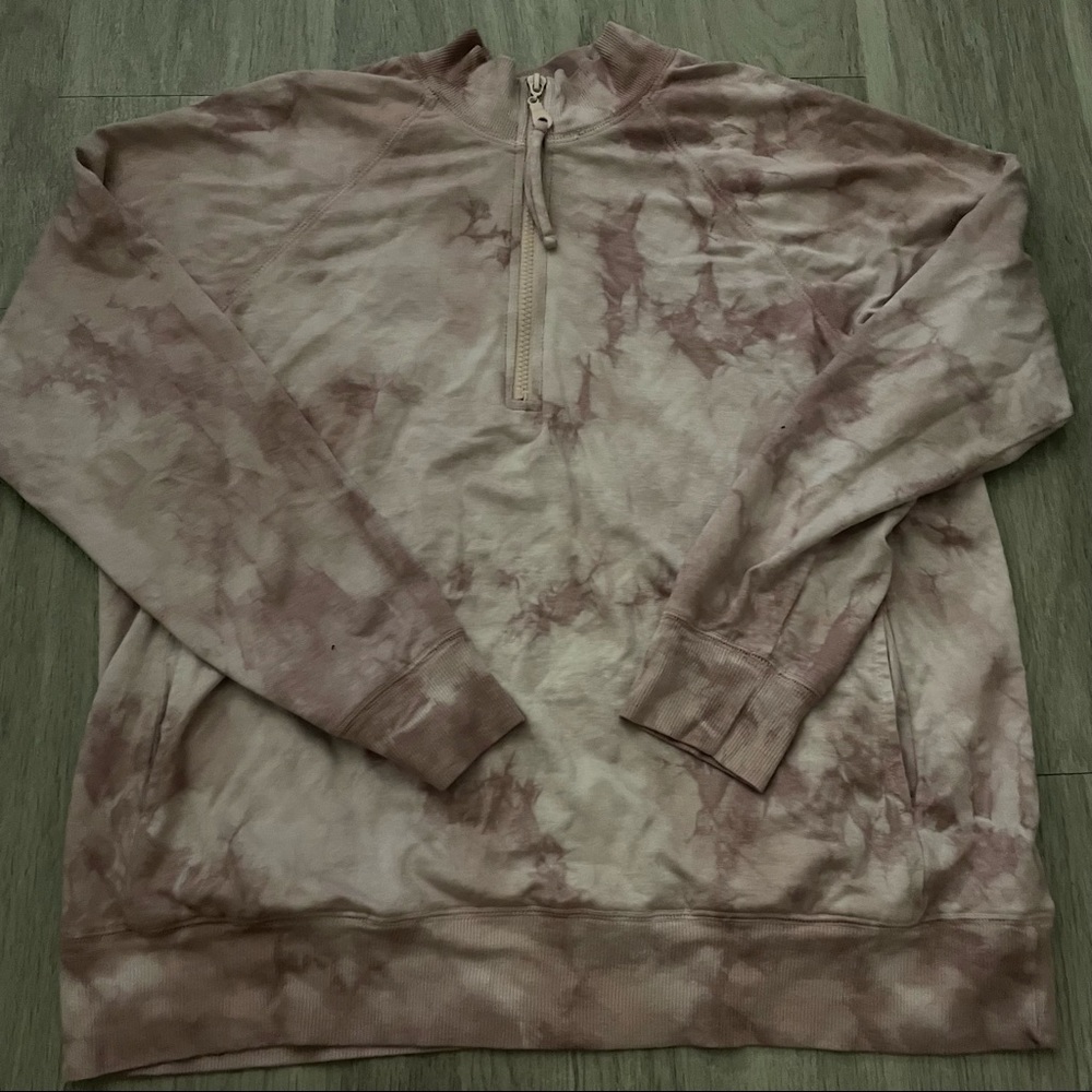JOHNNY WAS Raglan Half Zip Pullover